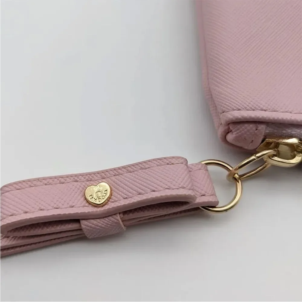 New PANDORA 10x6 Makeup bag Cosmetic Pouch   (Pale Rose)